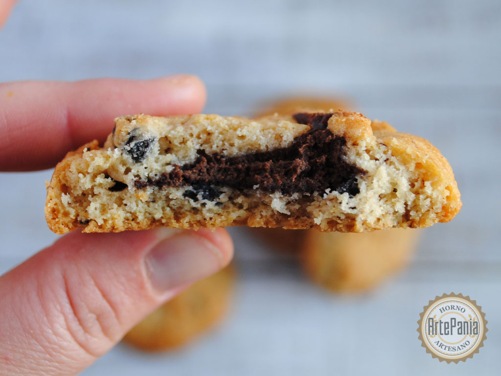 Galletas XL rellenas de crema de avellana - Imagen 3