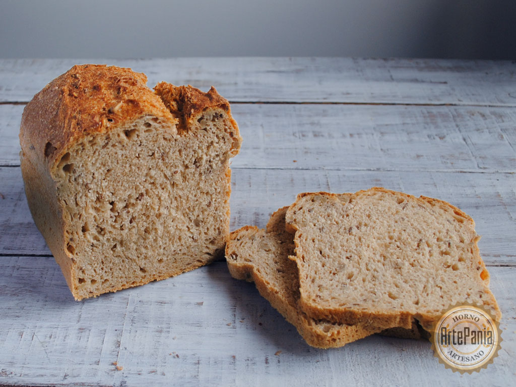 Pan eco 70/30 integral con semillas - Imagen 2