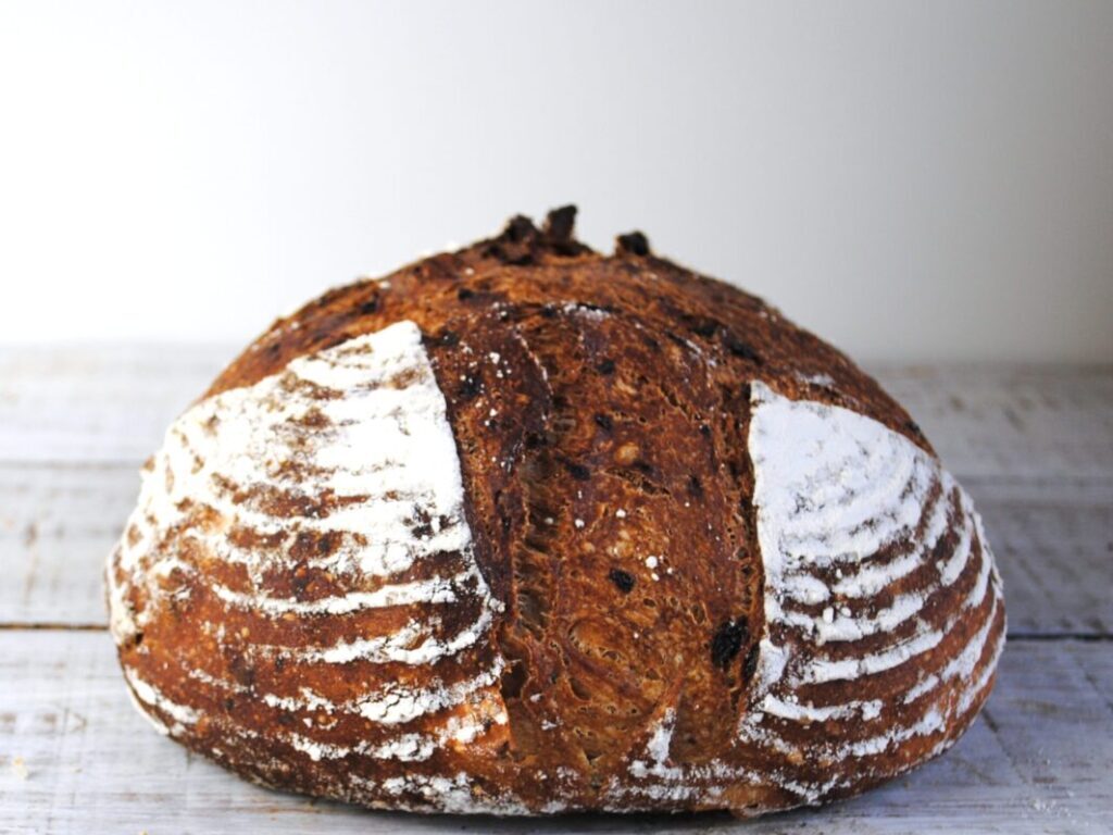 Hogaza eco de nueces y pasas